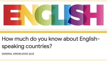 How much do you know about English-Speaking countries?